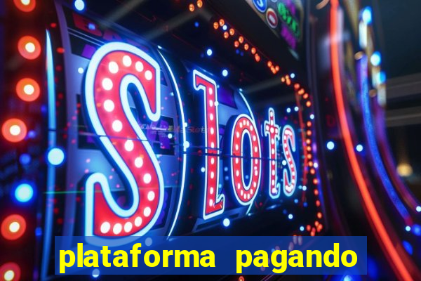 plataforma pagando bonus no cadastro